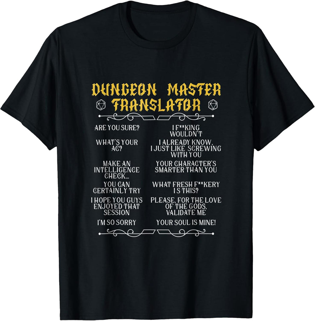 Gaming-Master,Board Game,Role-Playing Game,Player,Dungeon T-Shirt