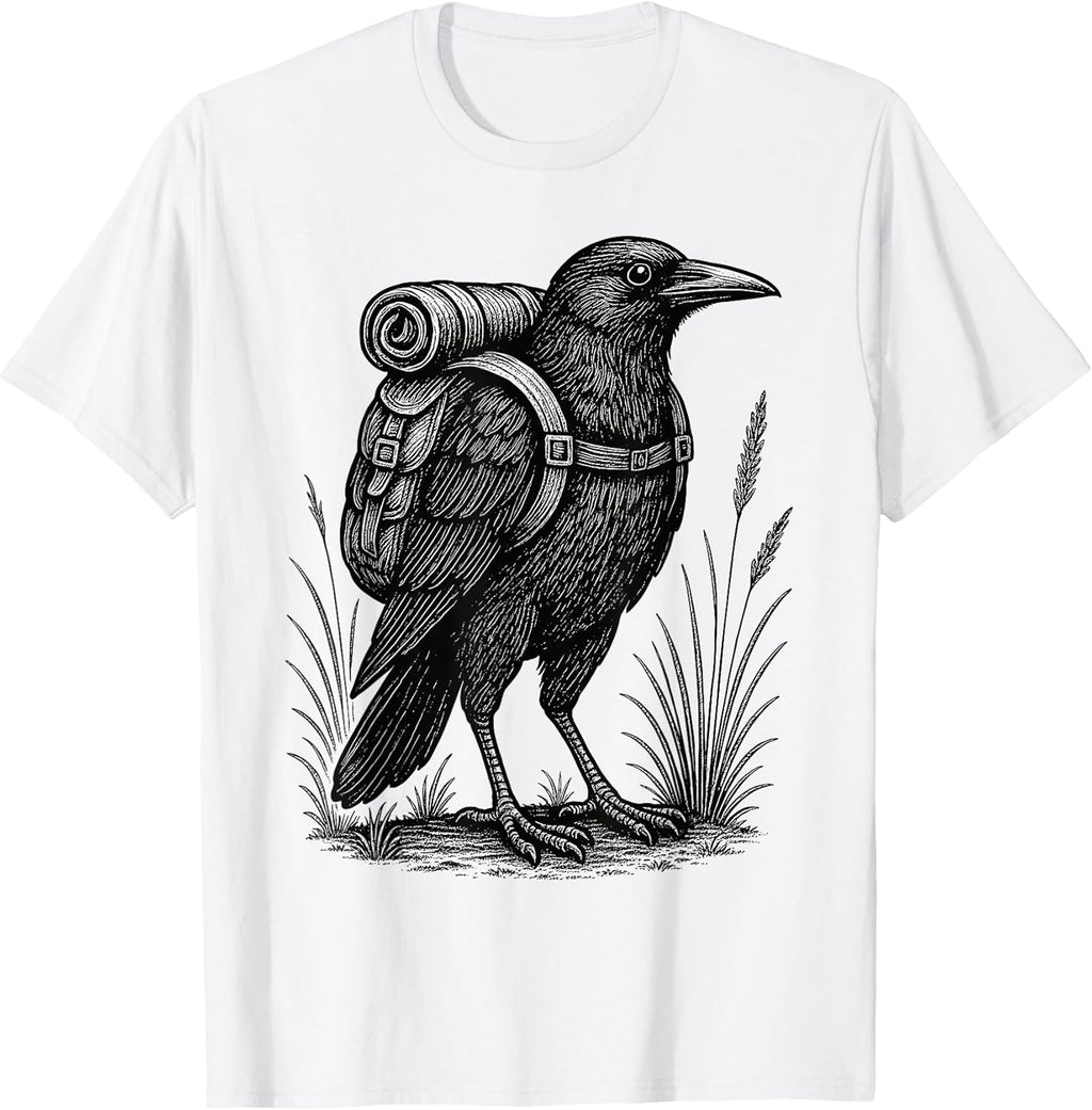 Crow Hiker Trekking Hike Merch.