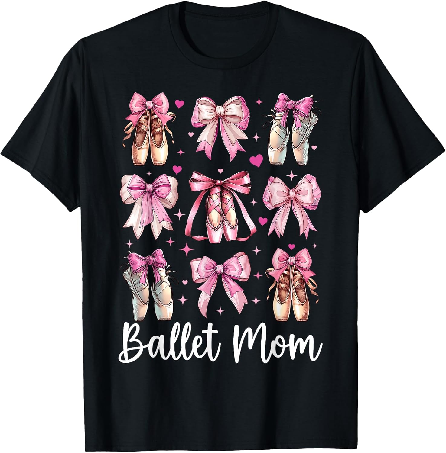Womens Coquette Bow Ballerina Ballet Dancer Gifts