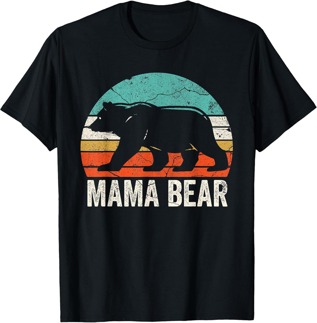 Funny Mama Bear TShirt Mom Mothers Day Women Shirt