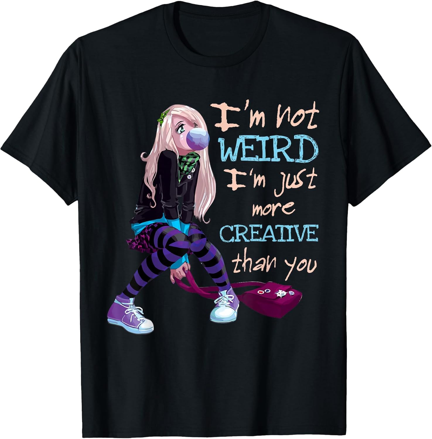 Kawaii Anime Girl Kawaii Clothes Anime Clothing Not Weird T-Shirt Small