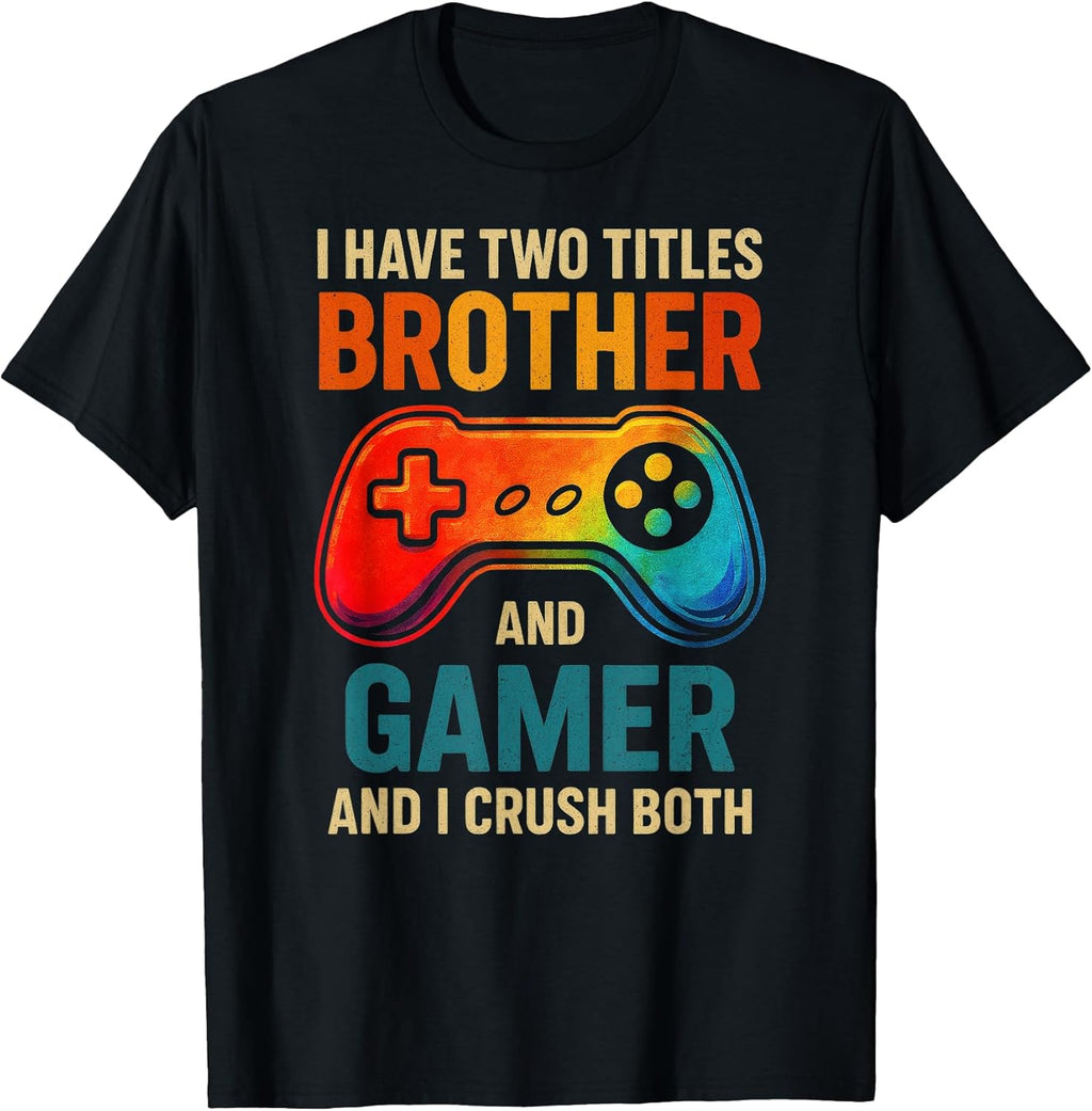 Funny Gamer Graphic Tee for Boys Teens Kids Video Gaming T-Shirt