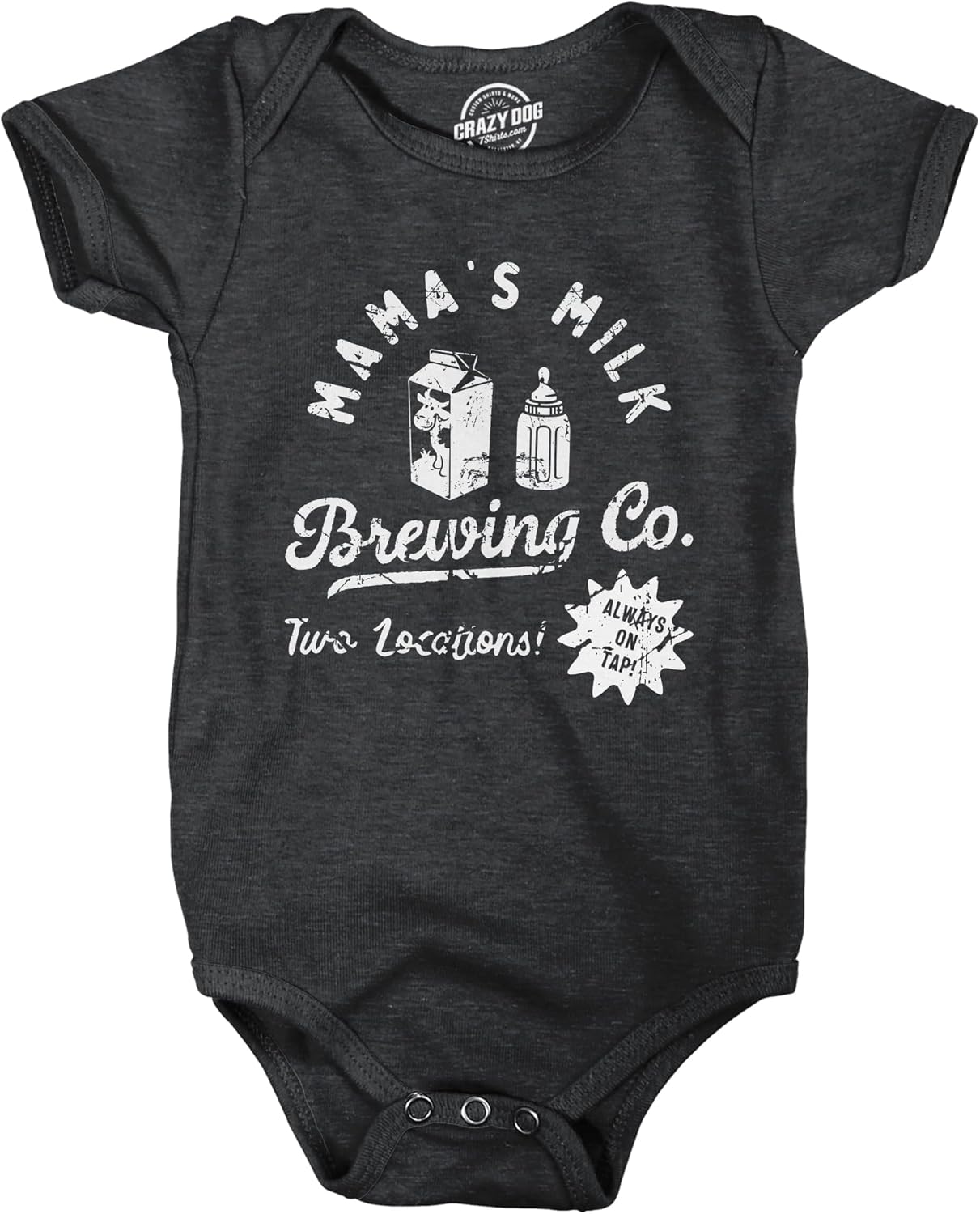 Mamas Milk Brewing Co Baby Bodysuit Funny Breast Feeding Brewery Joke Jumper for Infants