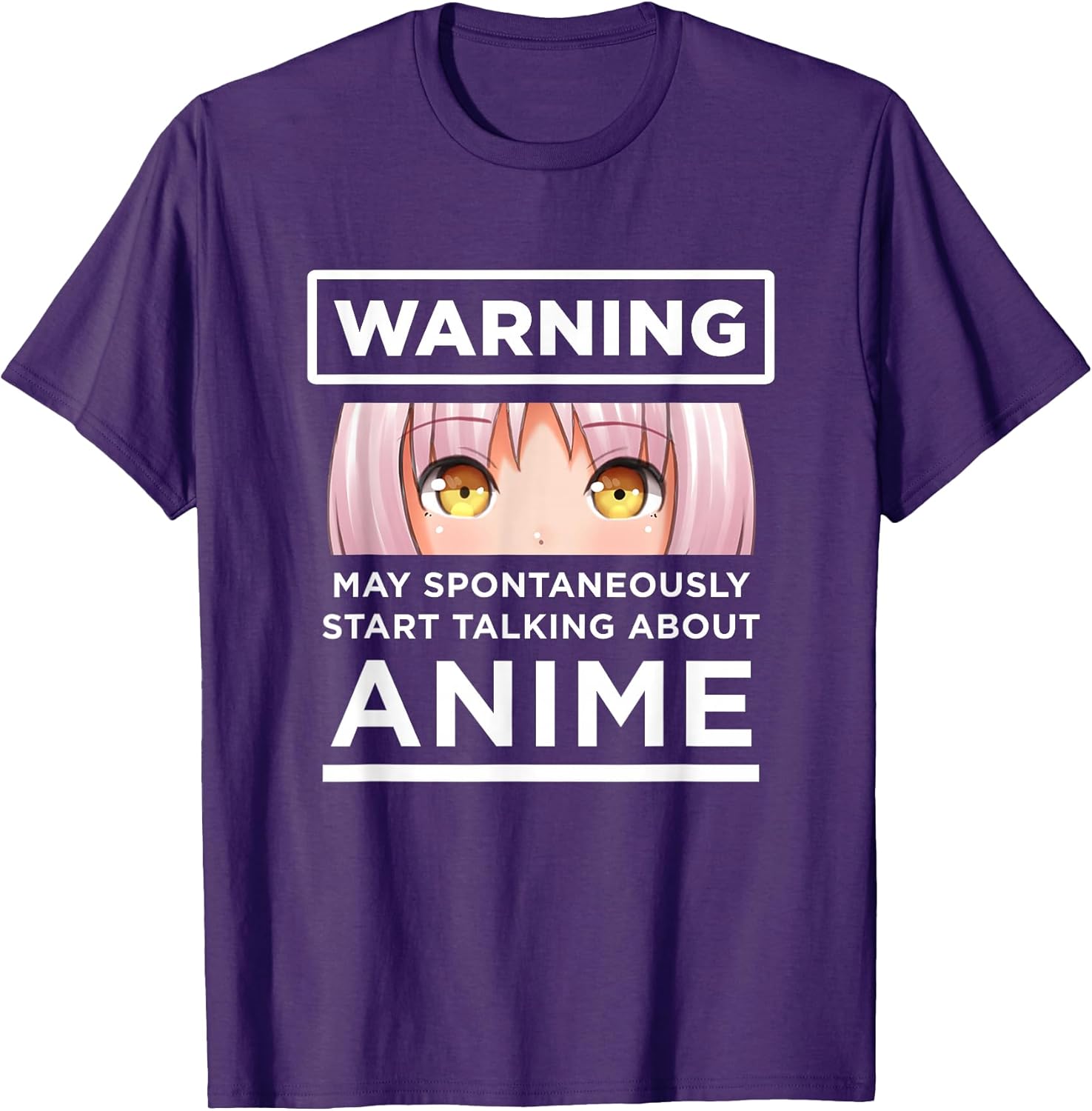 Warning May Spontaneously Start Talking About Anime T-Shirt