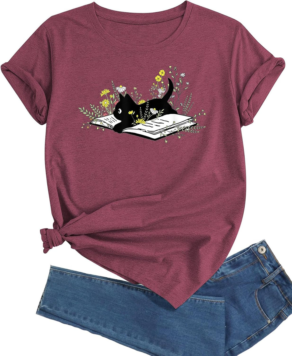 Women's Shirt Funny Graphic Tshirt Casual Short Sleeve Tee Tops