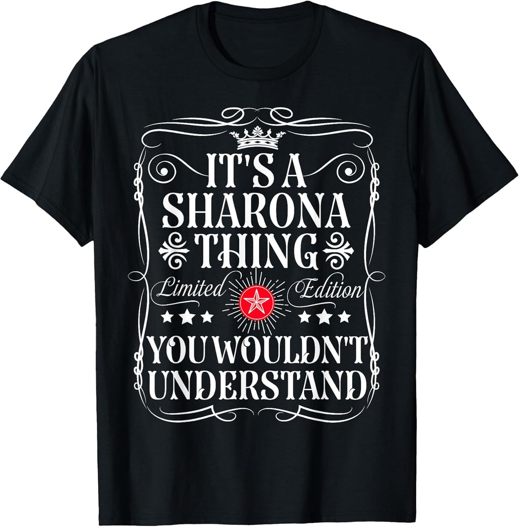 Funny Vintage Sharona Name T-Shirts And Gifts