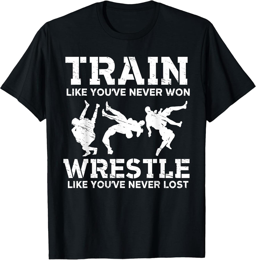 Train To Wrestle MMA Wrestler Motivational Wrestling T-shirt T-Shirt