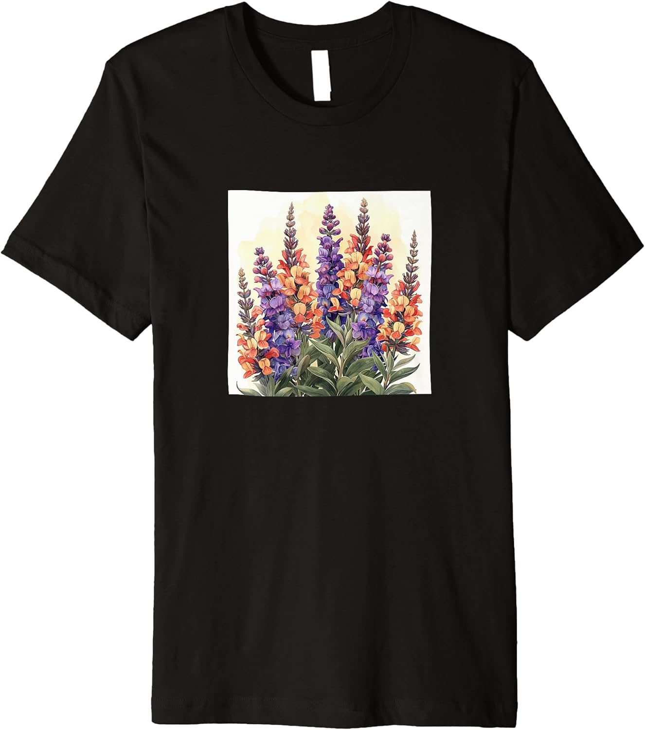Salvia Flower Bouquet Floral Pastel Colors Merch