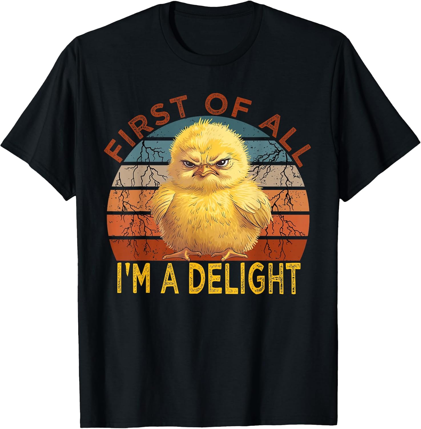 First of all I'm a Delight Sarcastic Angry Chick Lover T-Shirt