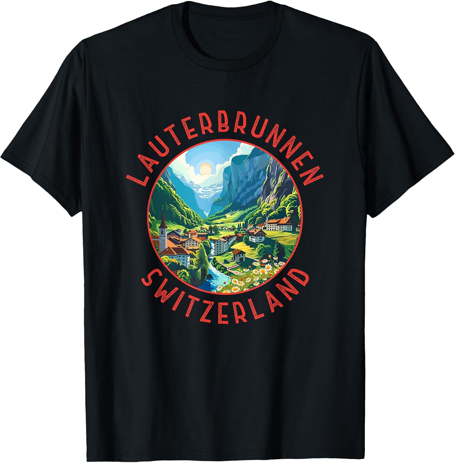 Lauterbrunnen Switzerland Merch Designs
