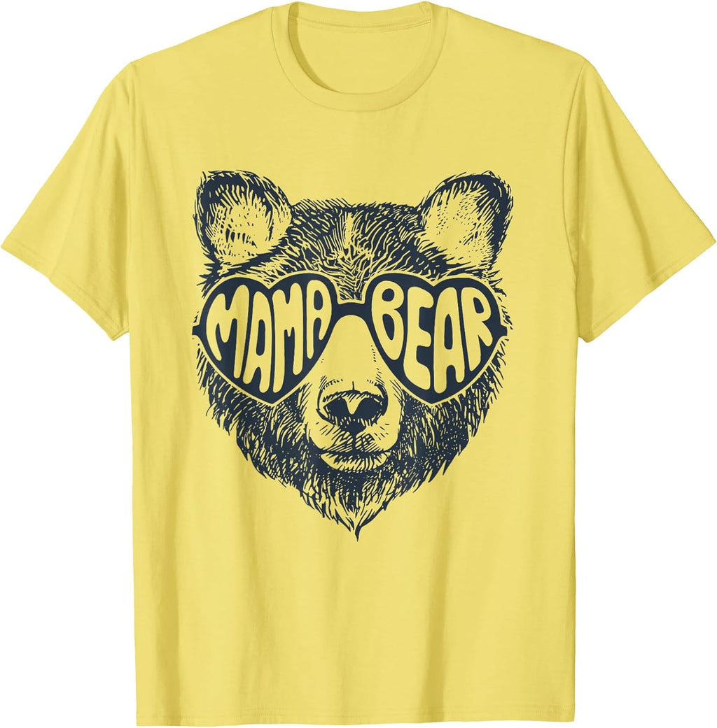 Cute Mama Baby Bear Face Sunglasses Mother's Day