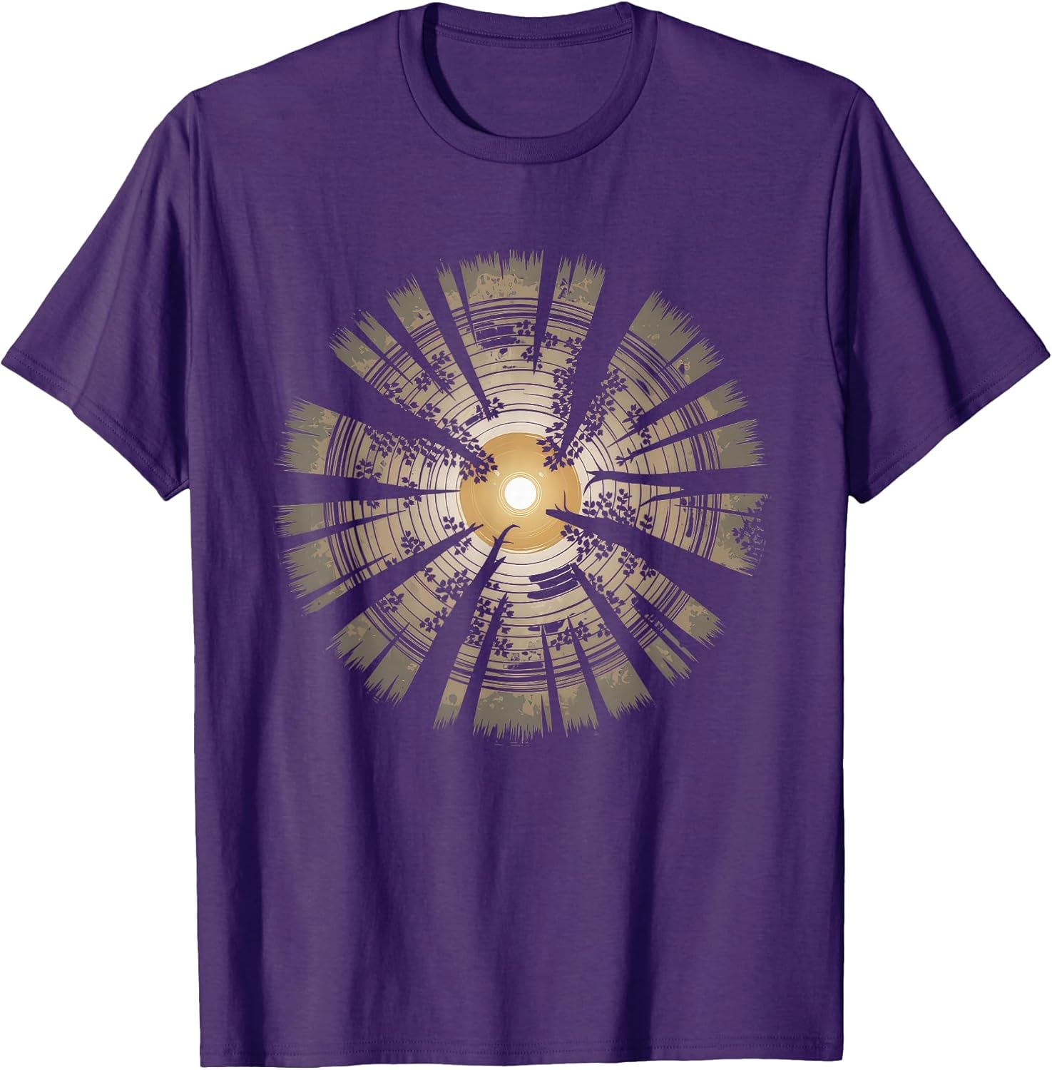 Forest Tshirt Wildlife Nature Vintage Trees Retro
