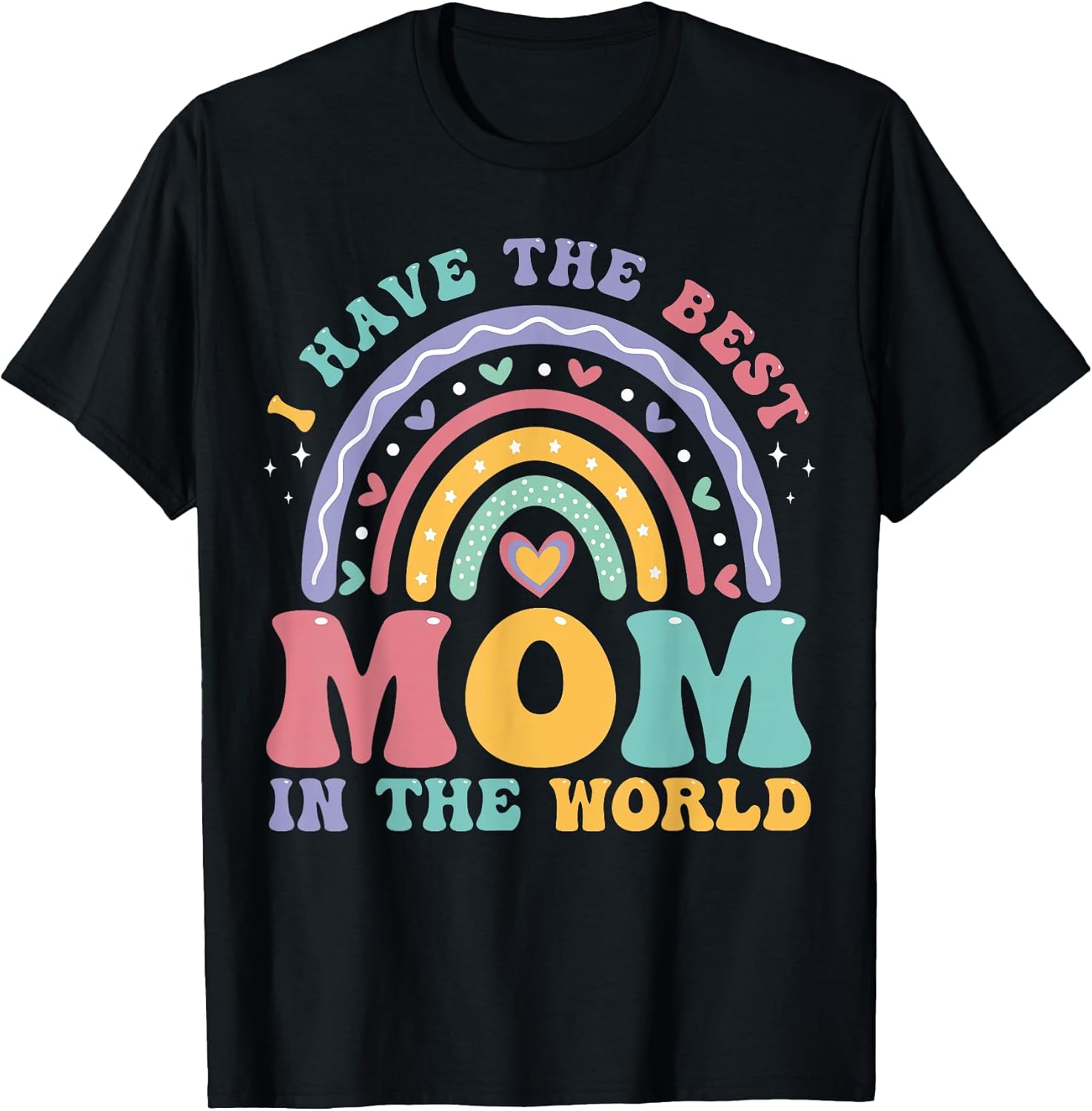 Rainbow Mother's Day Shirts For Toddler Daughter