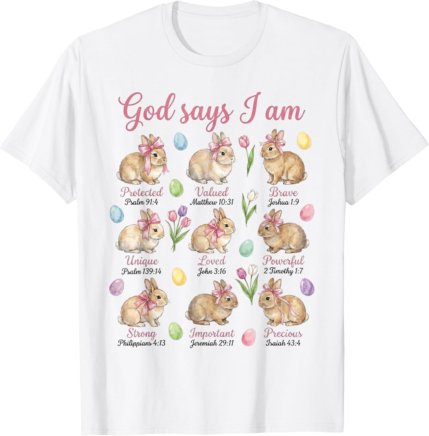 Bible Verse Easter Bunny Rabbit