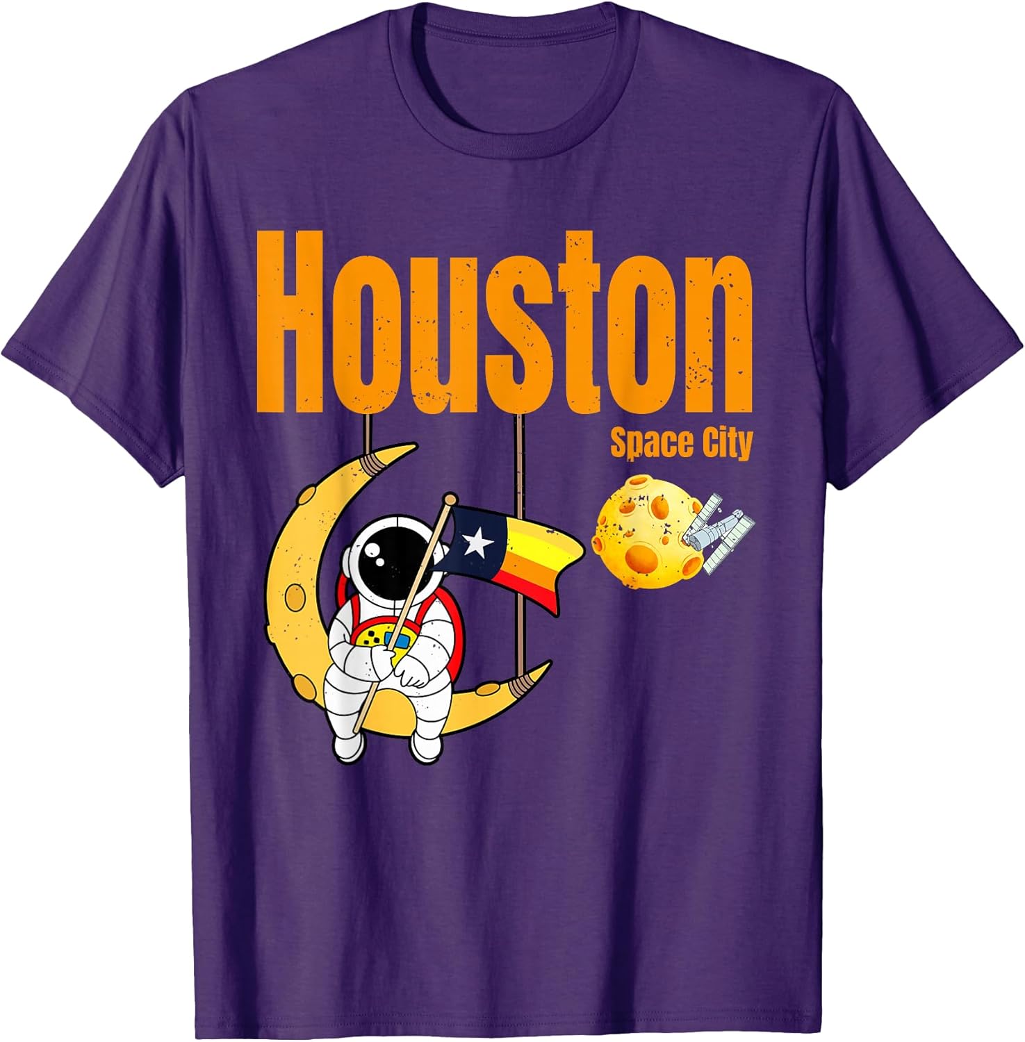 Houston Space City Astronaut Funny