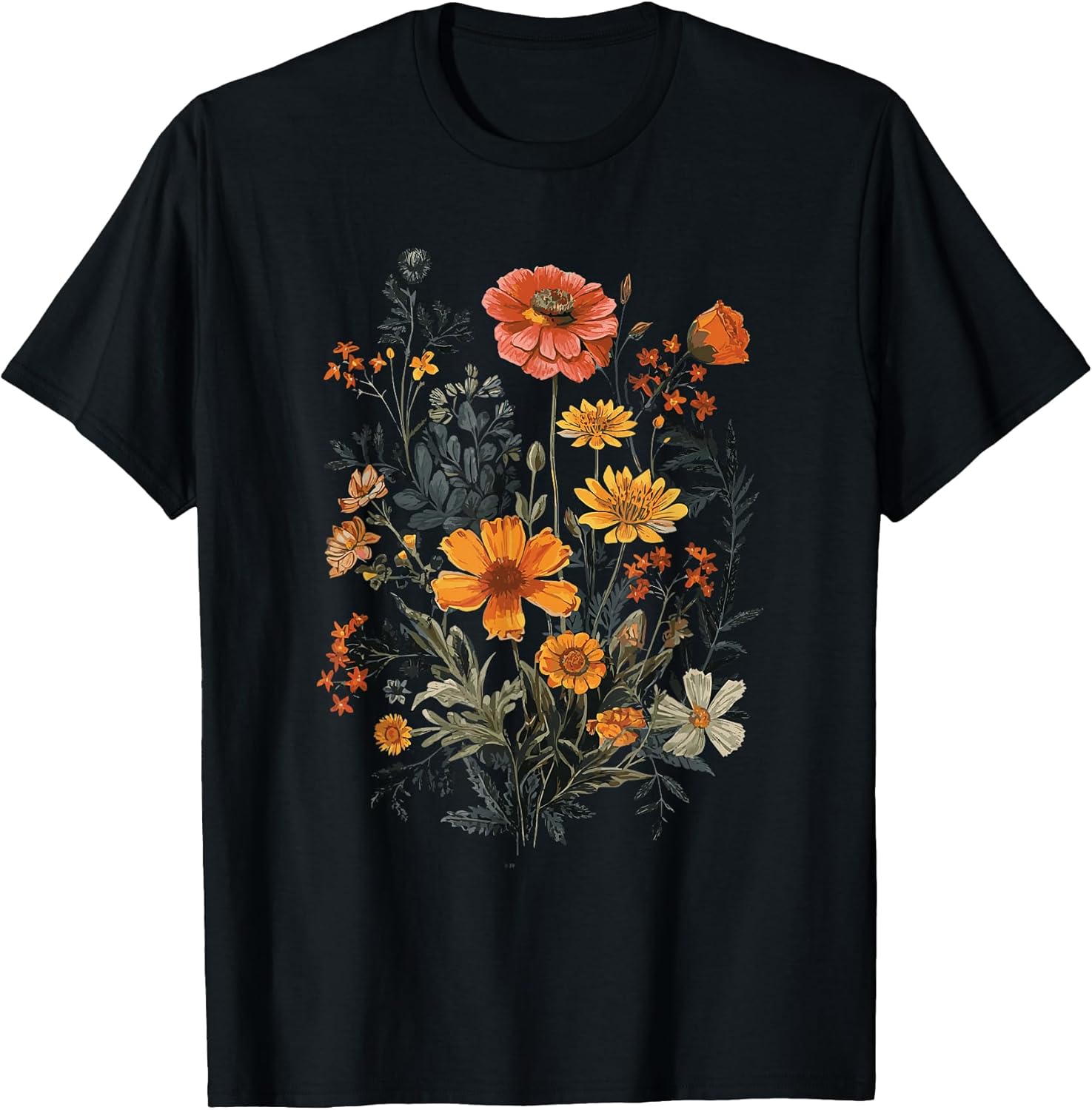 Botanical Wildflowers Botanic Retro Florist