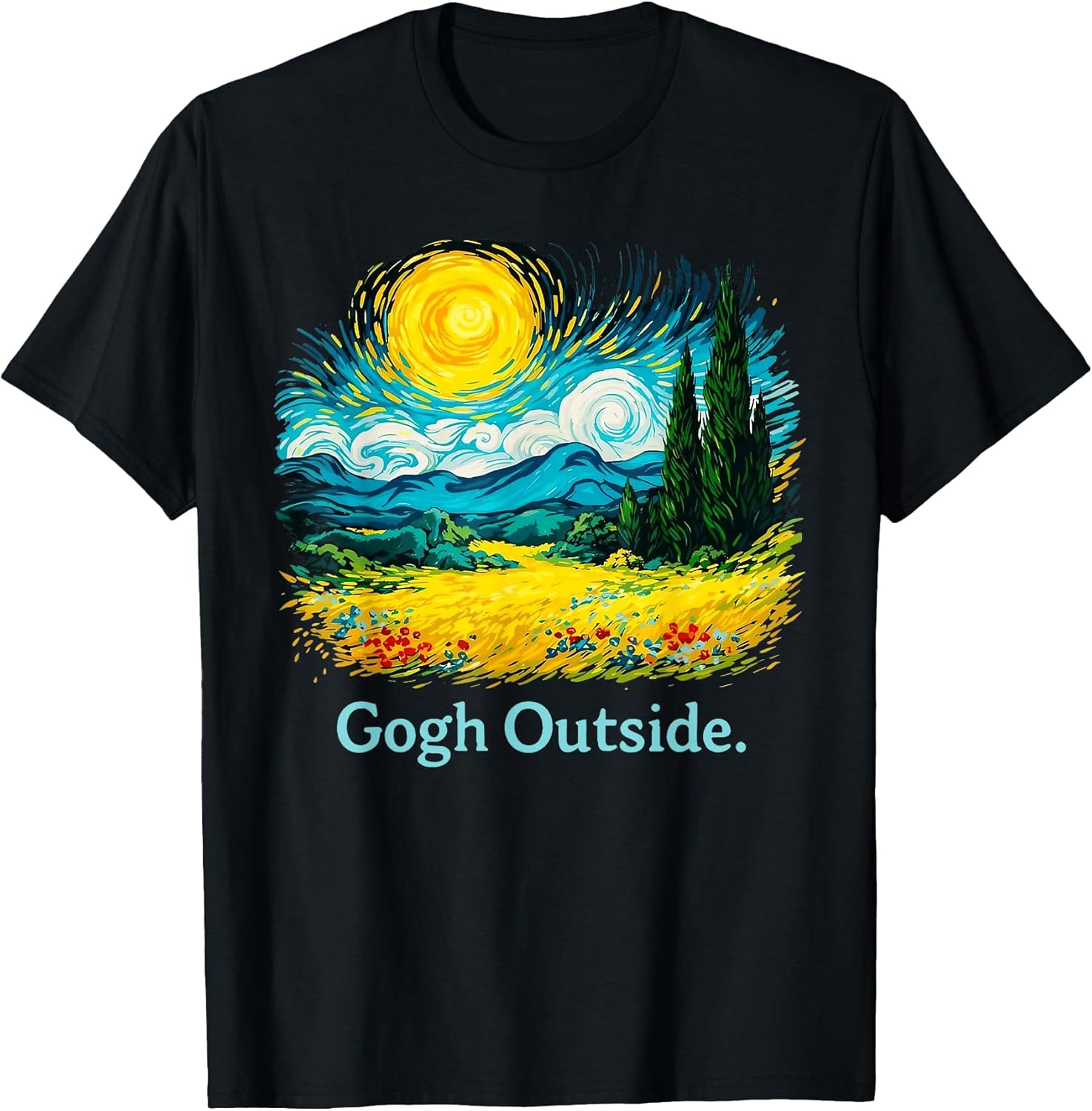 Gogh Outside Starry Night Merch Co.