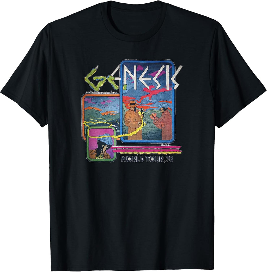 Genesis Rock Music Band World Tour 78 T-Shirt