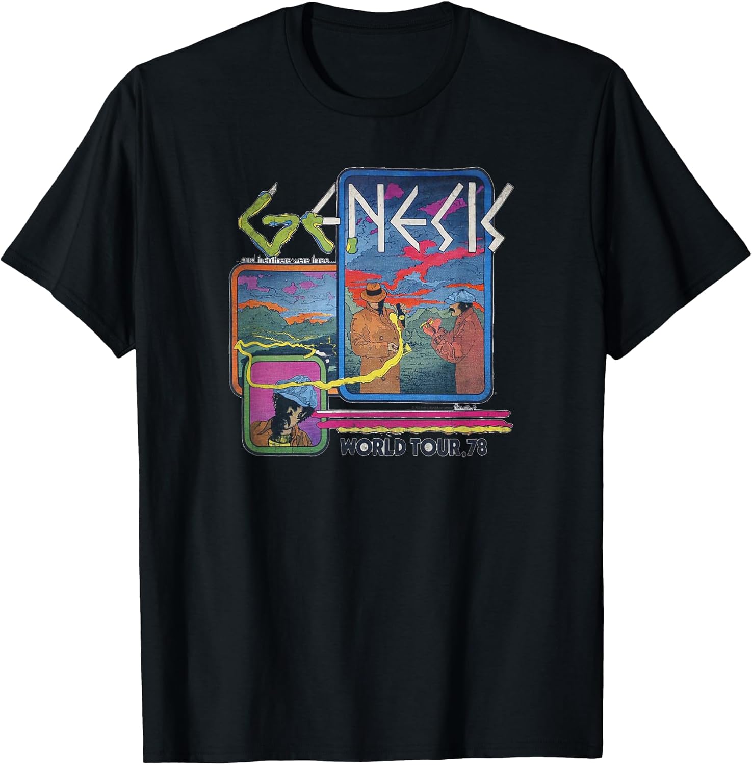 Genesis Rock Music Band World Tour 78 T-Shirt