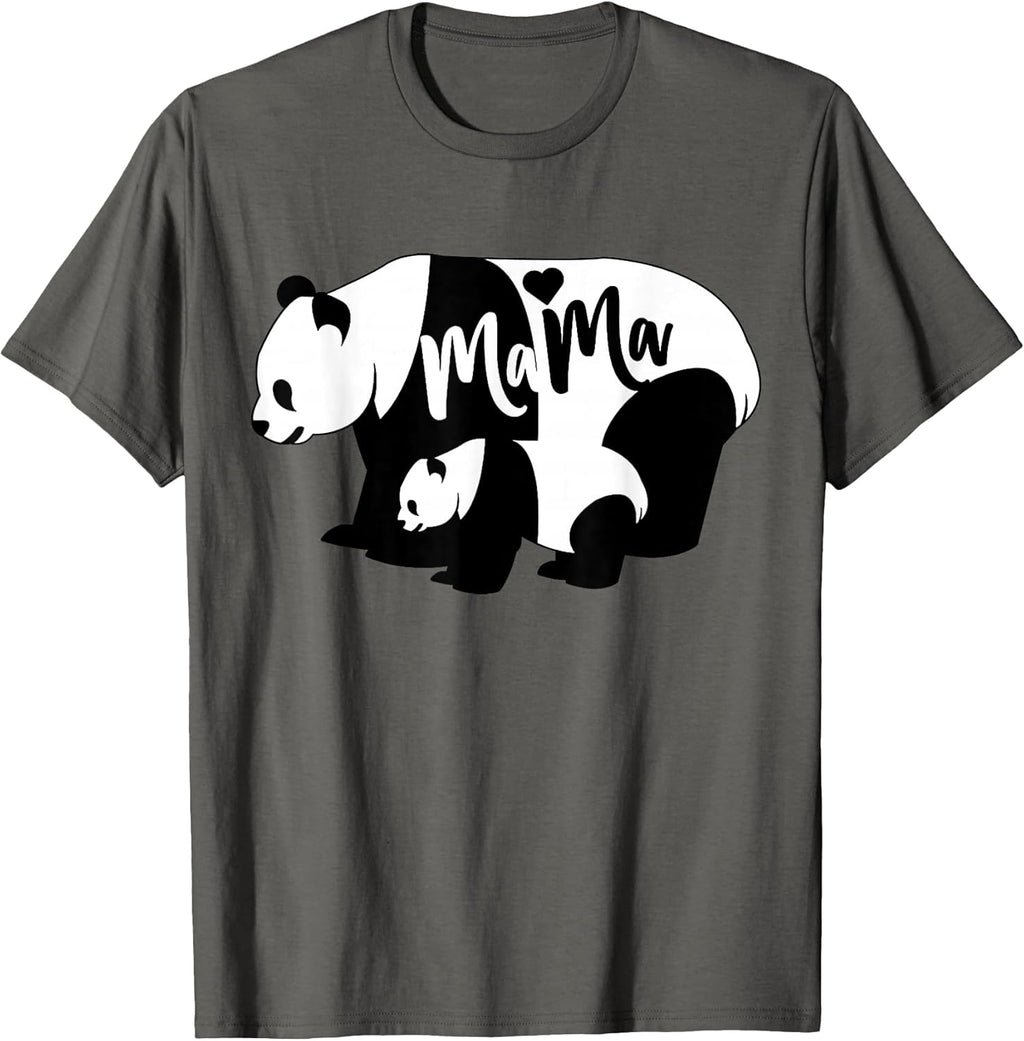 Cute Panda Mama & Cub Bear Mom