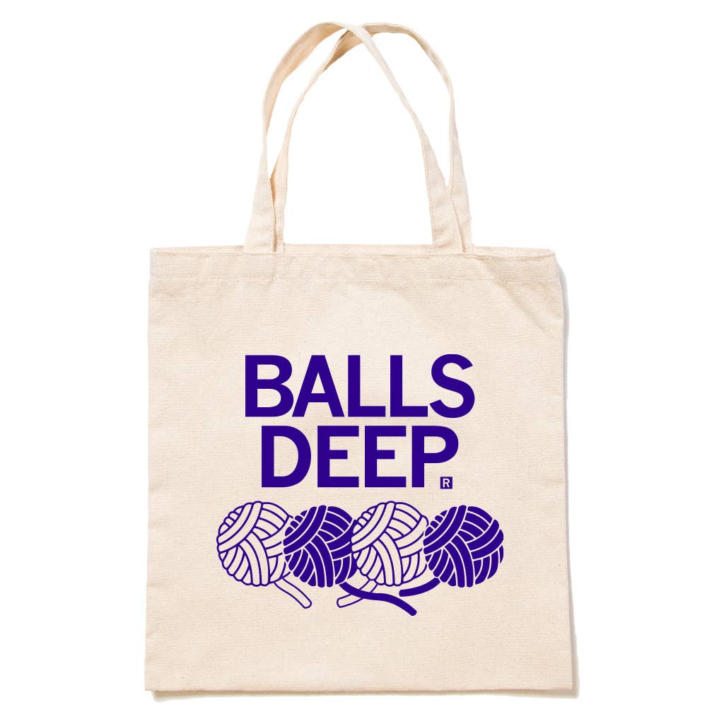 Balls Deep Tote Bag