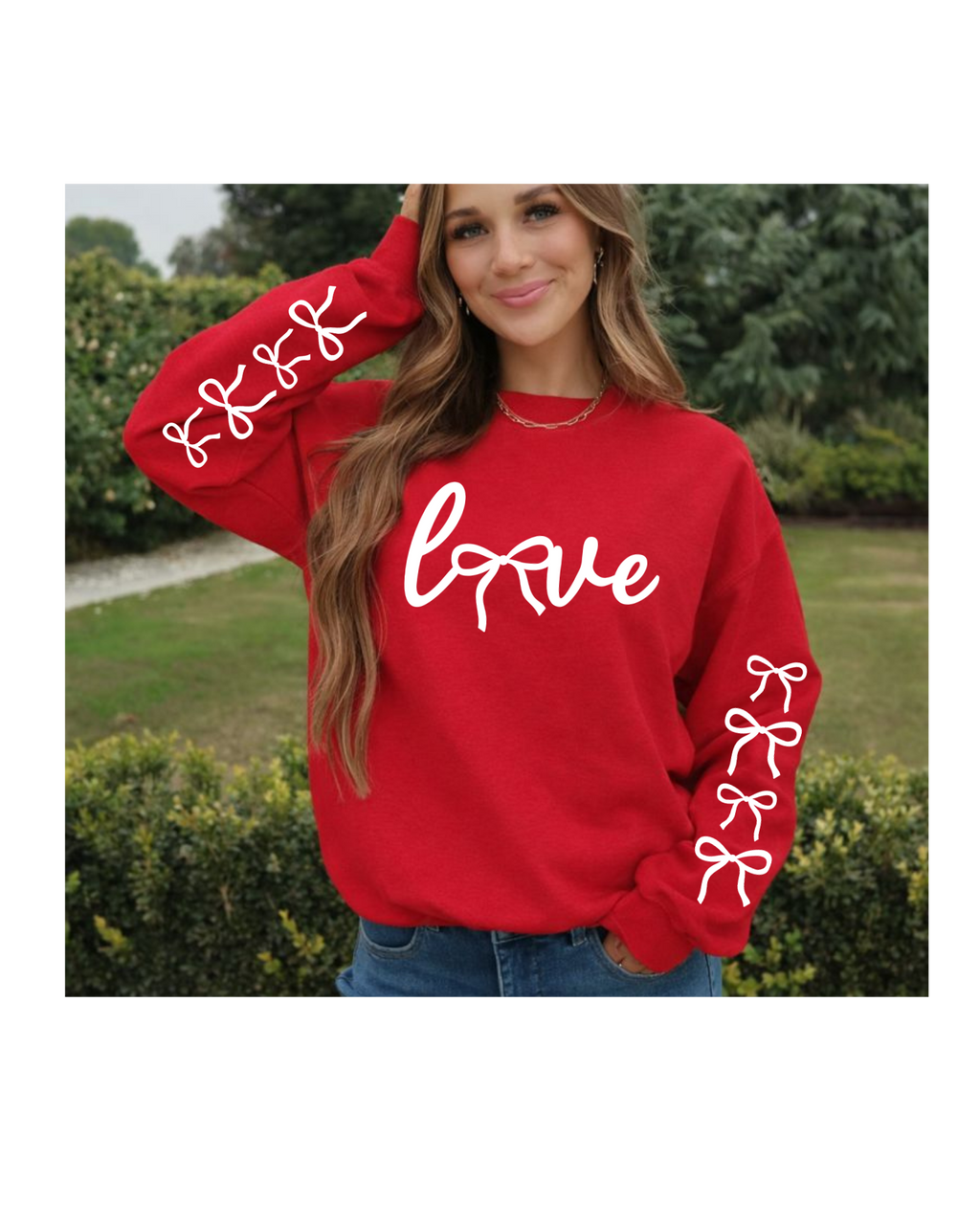 Love & Bows Valentine's Sweatshirt