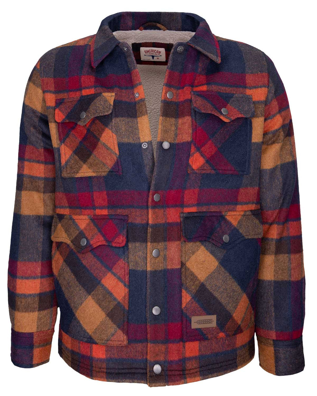 Lumberjacket Sherpa-Lined Wool Blend Jacket