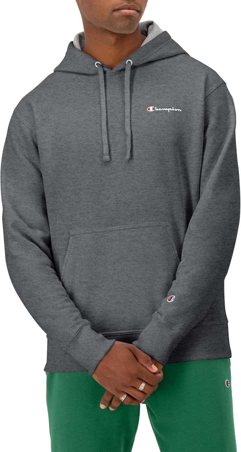 mens Pullover Fleece Hoodie, Standard Fit, Midweight, C Logo, Available in Regular and Big & Tall