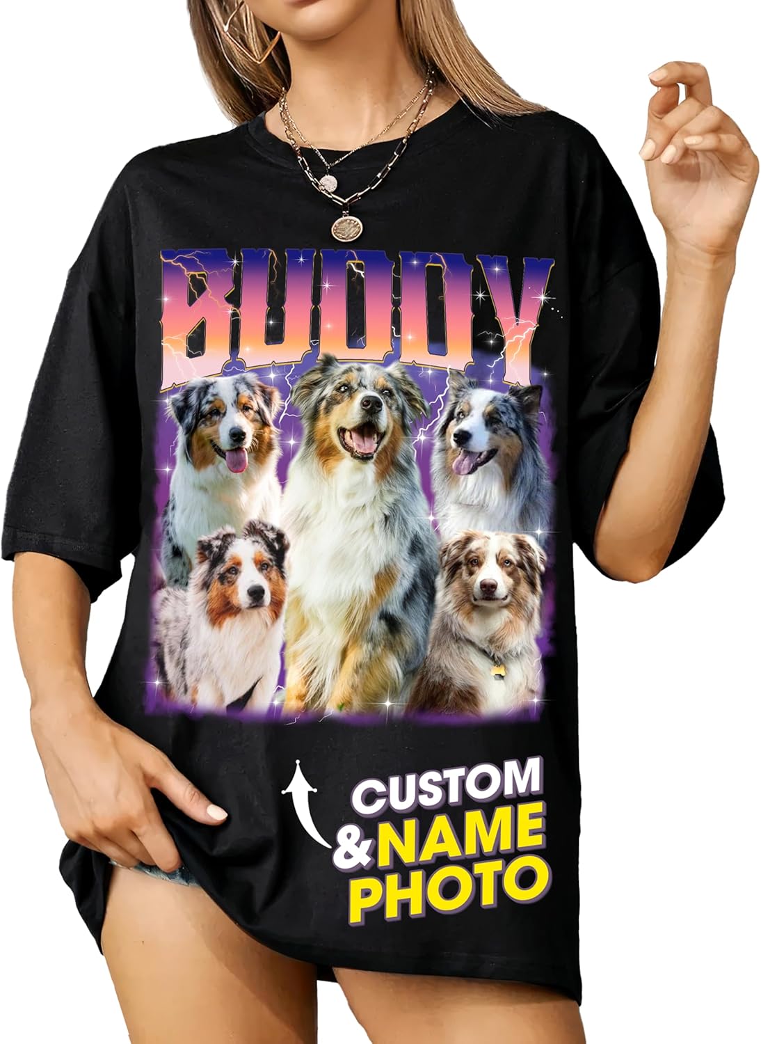 Custom Your Own Bootleg Rap Shirts for Boyfriend Girlfriend Face Shirt with Photo Gift for Him Her Pet Lovers