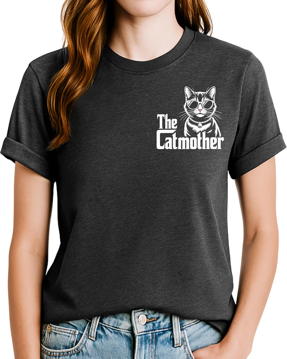 Funny Cat Mother T-Shirt - Cat Mom Shirt - Pet Lover Gift for Women