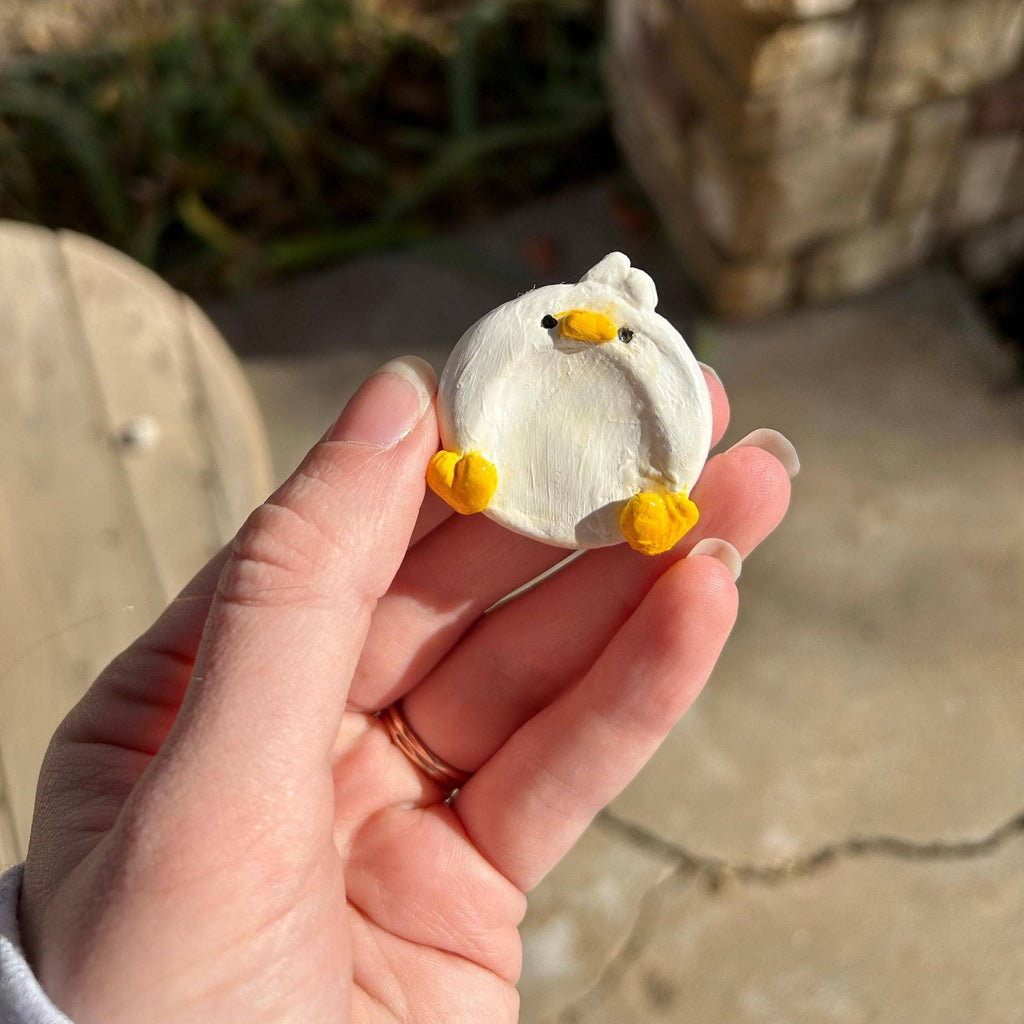 Duck, Goose Polymer Clay Worry Stones