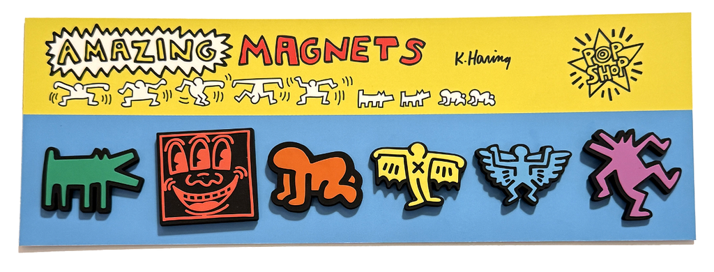 Pop Shop "Amazing" Rubber Magnets, Set of 6