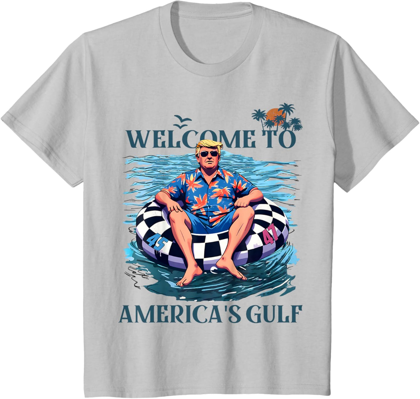 Funny Trump Shirt Gulf of 'Merica Est 2025 Trump Merchandise