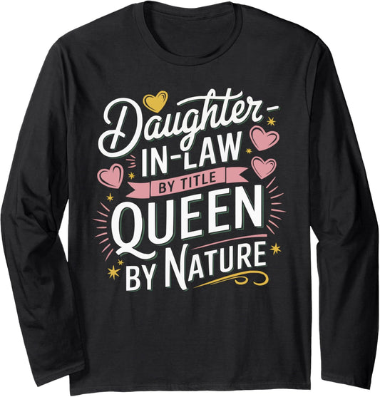 Daughter In Law Family Marriage Relative Daughter-in-Law Long Sleeve
