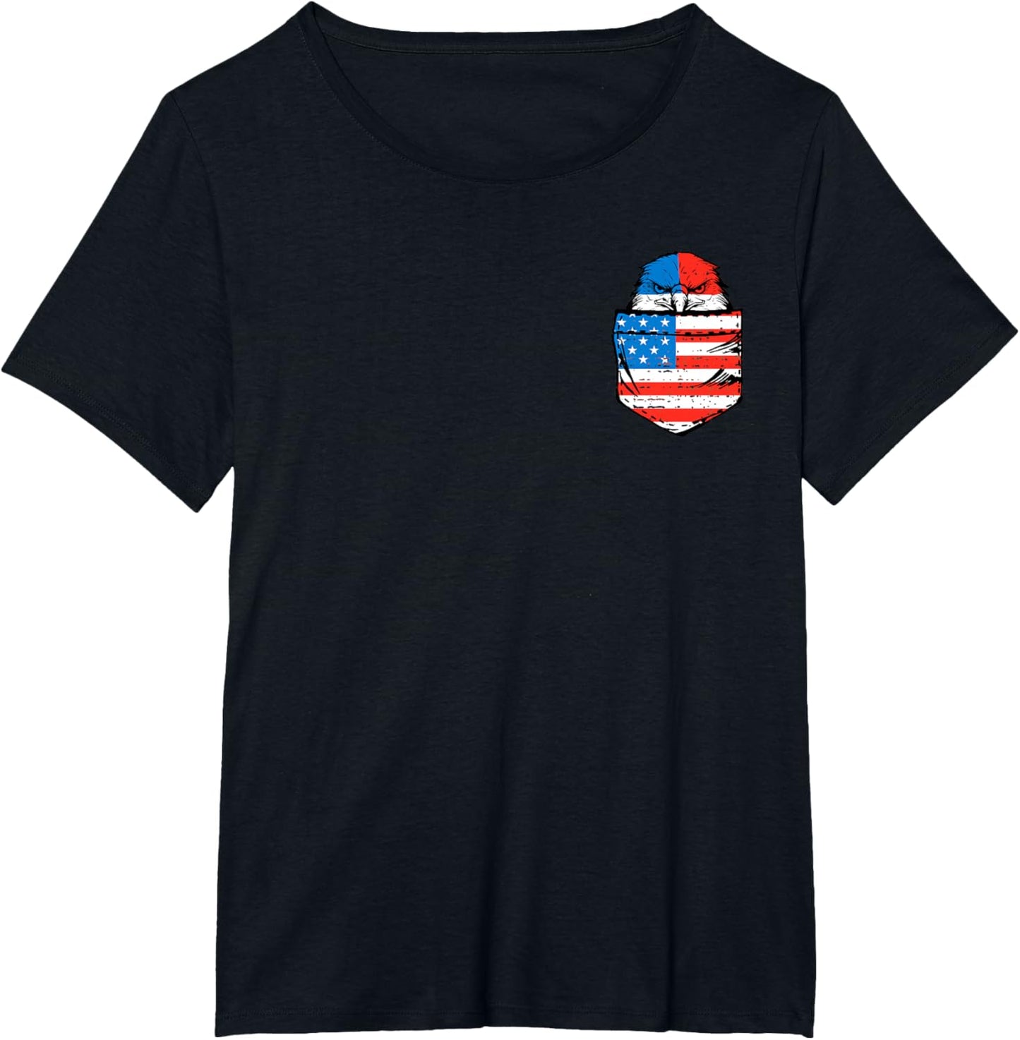Eagle USA Flag Pocket American Funny 4th Of July Fourth