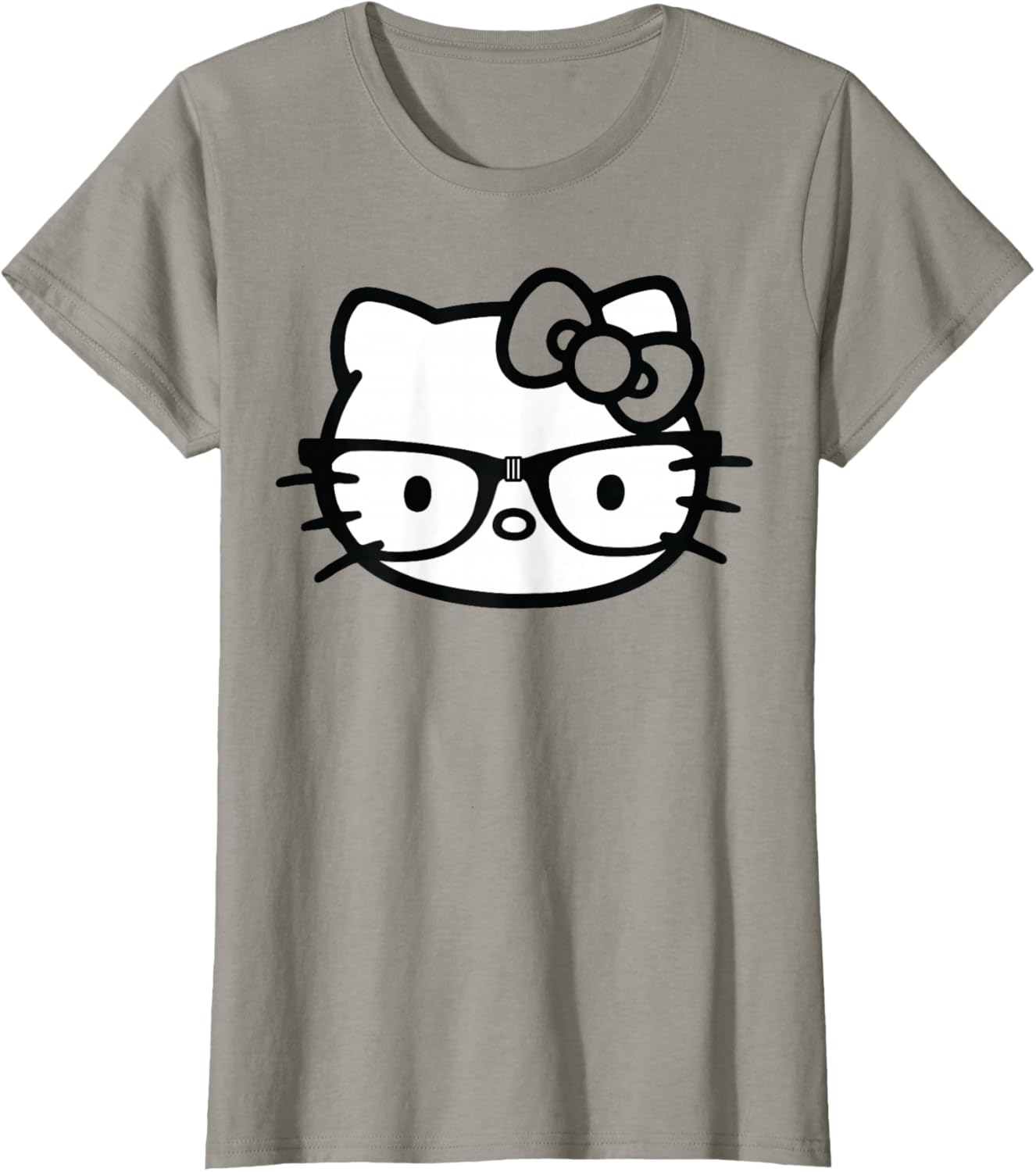 Black and White Nerd Glasses Short Sleeve T-Shirt