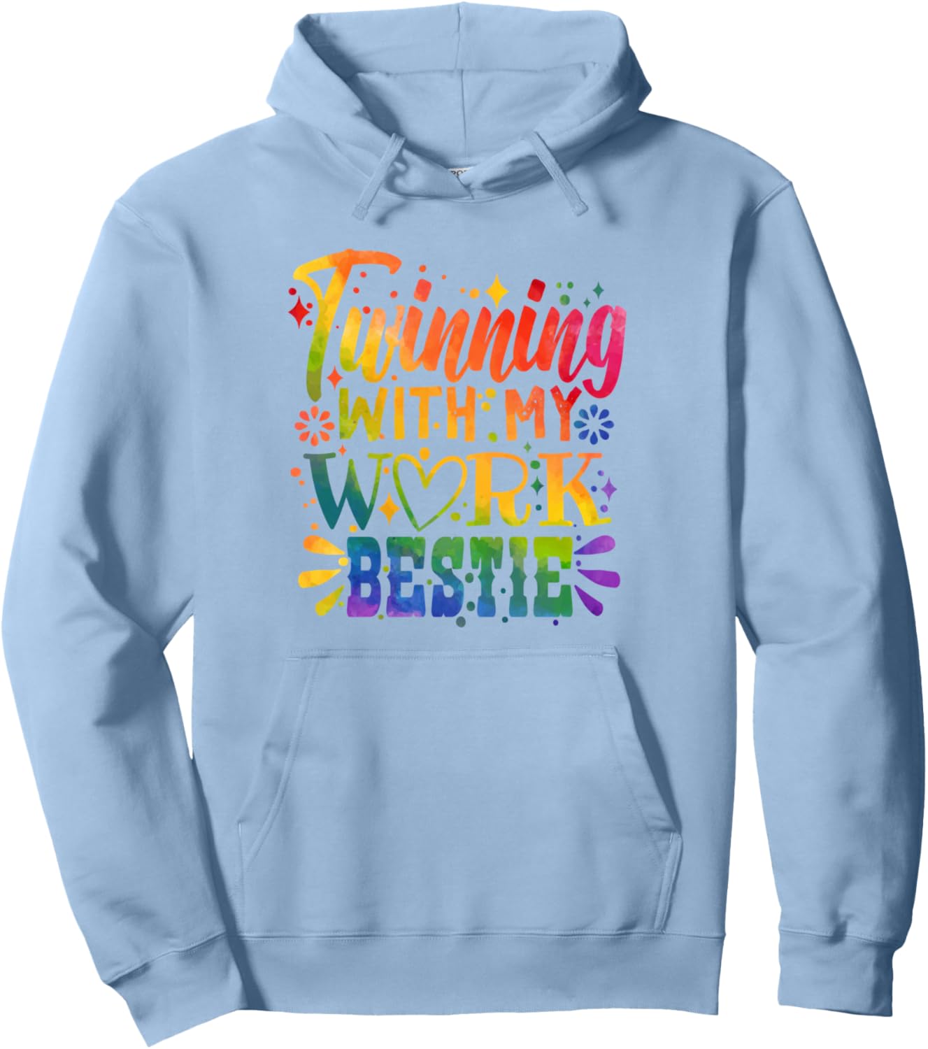 Twinning with My Bestie Spirit Week Twin Day BFF Matching Pullover Hoodie