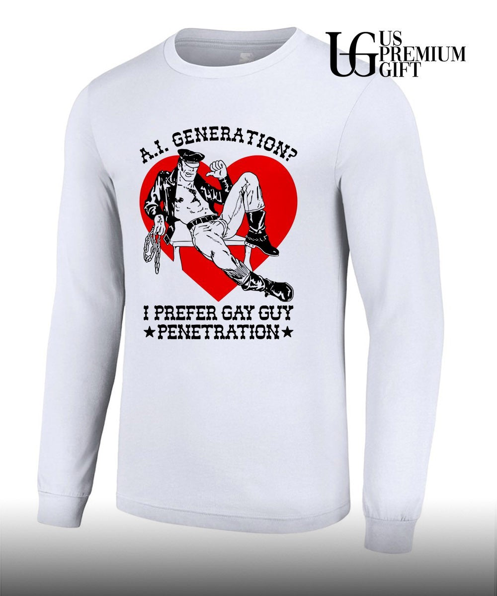 AI Generation I Prefer Gay Guy Penetration shirt