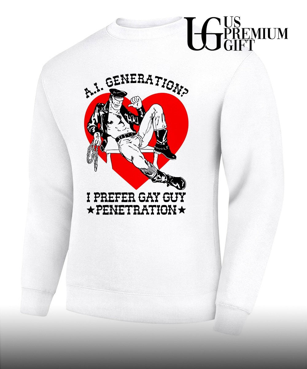 AI Generation I Prefer Gay Guy Penetration shirt