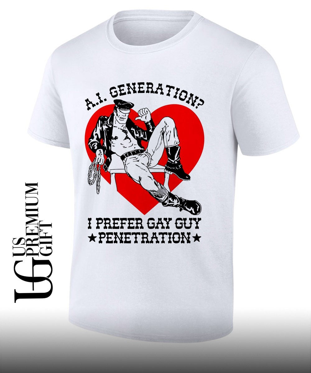 AI Generation I Prefer Gay Guy Penetration shirt