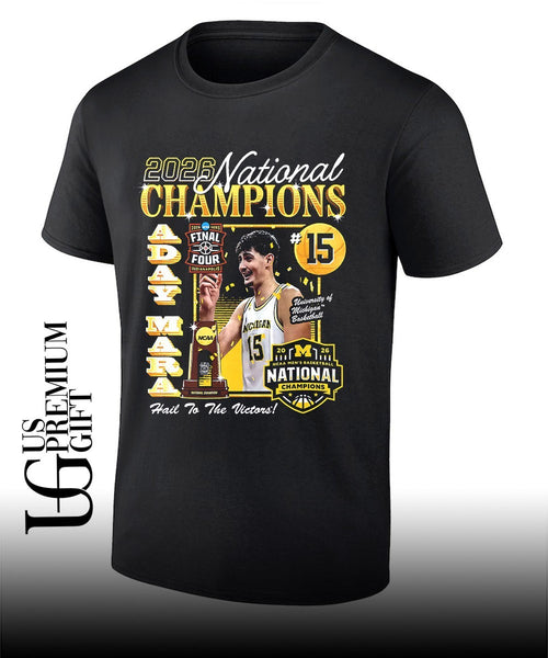 Aday Mara Michigan Wolverines Men’s Basketball National Champion 2026 shirt