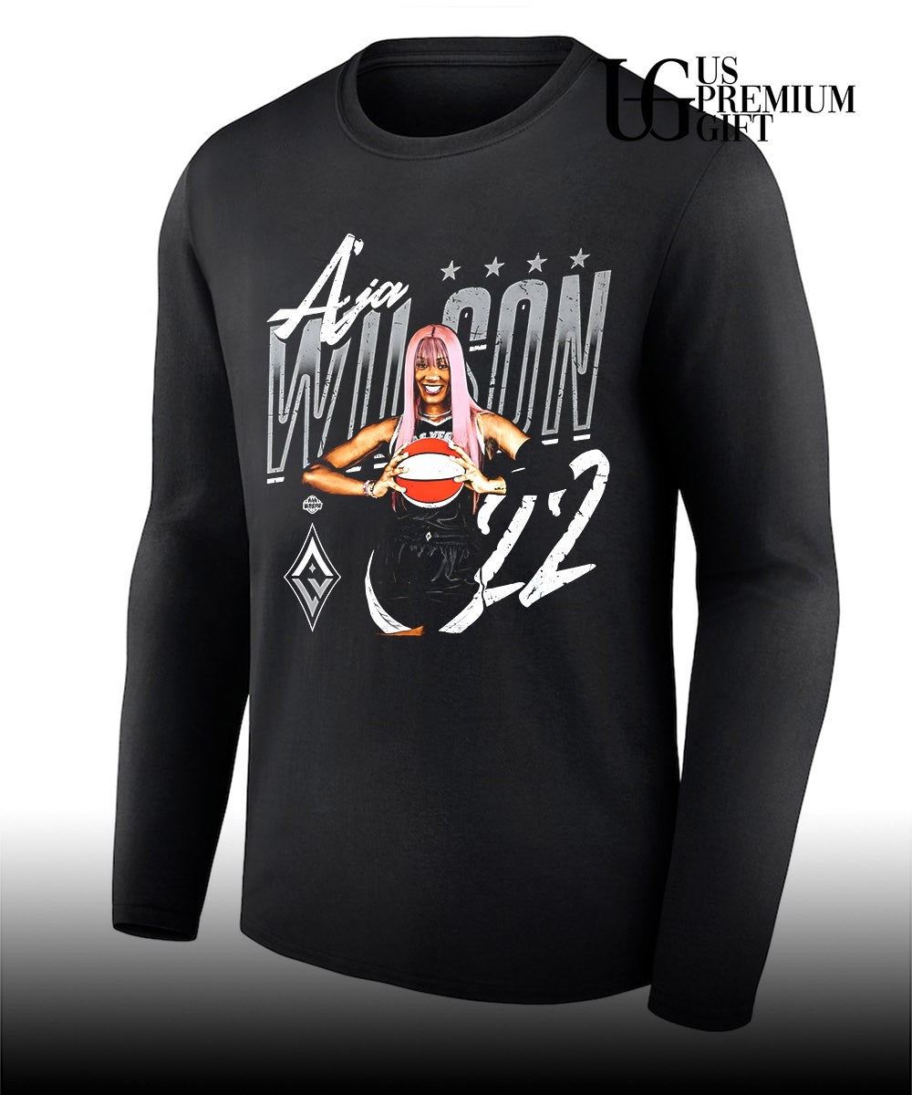 A’ja Wilson player Las Vegas Aces basketball 2026 graphic shirt