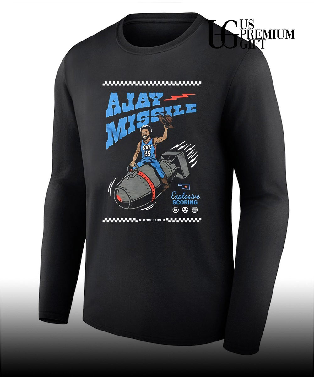 Ajay Missile Explosive Scoring OKC Thunder basketball shirt
