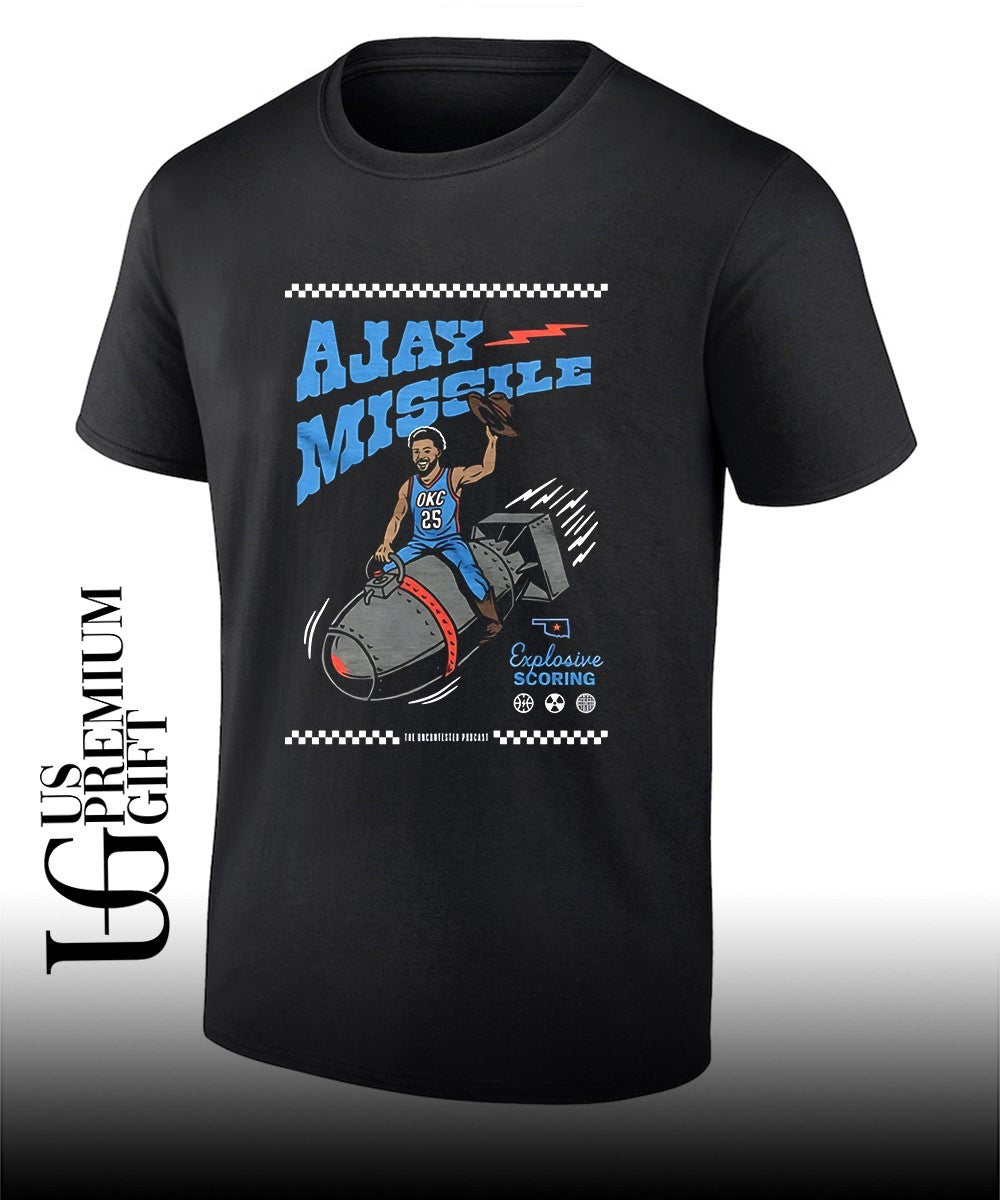 Ajay Missile Explosive Scoring OKC Thunder basketball shirt