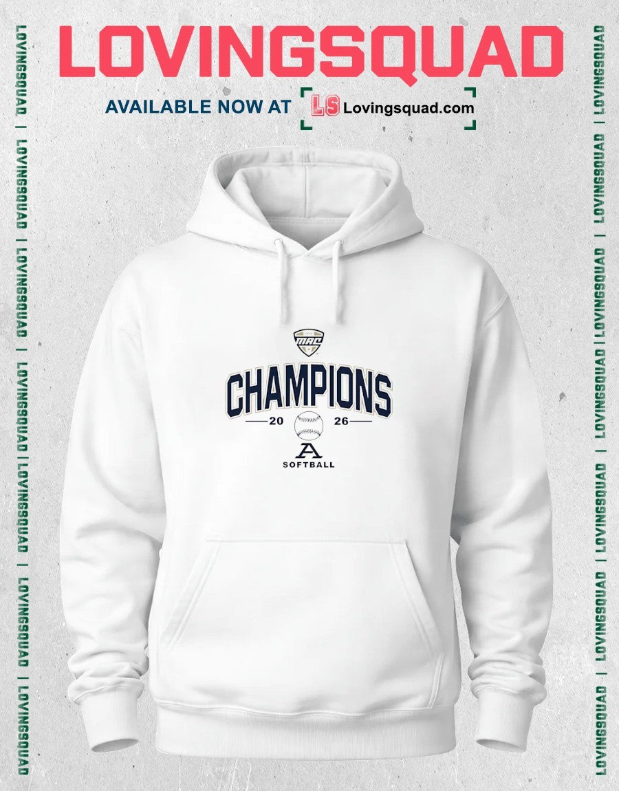 Akron Zips MAC Softball Tournament Champions 2026 shirt