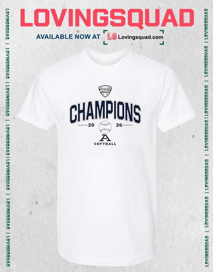 Akron Zips MAC Softball Tournament Champions 2026 shirt