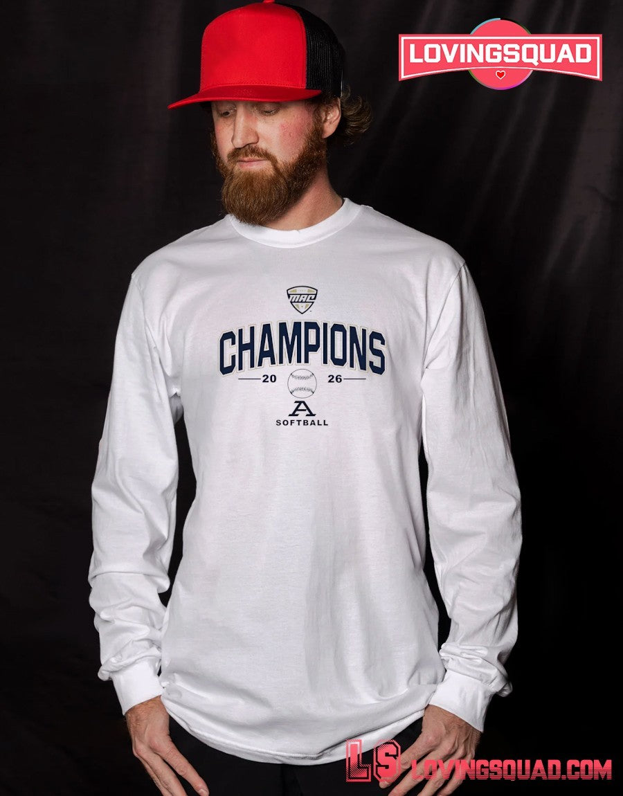 Akron Zips MAC Softball Tournament Champions 2026 shirt