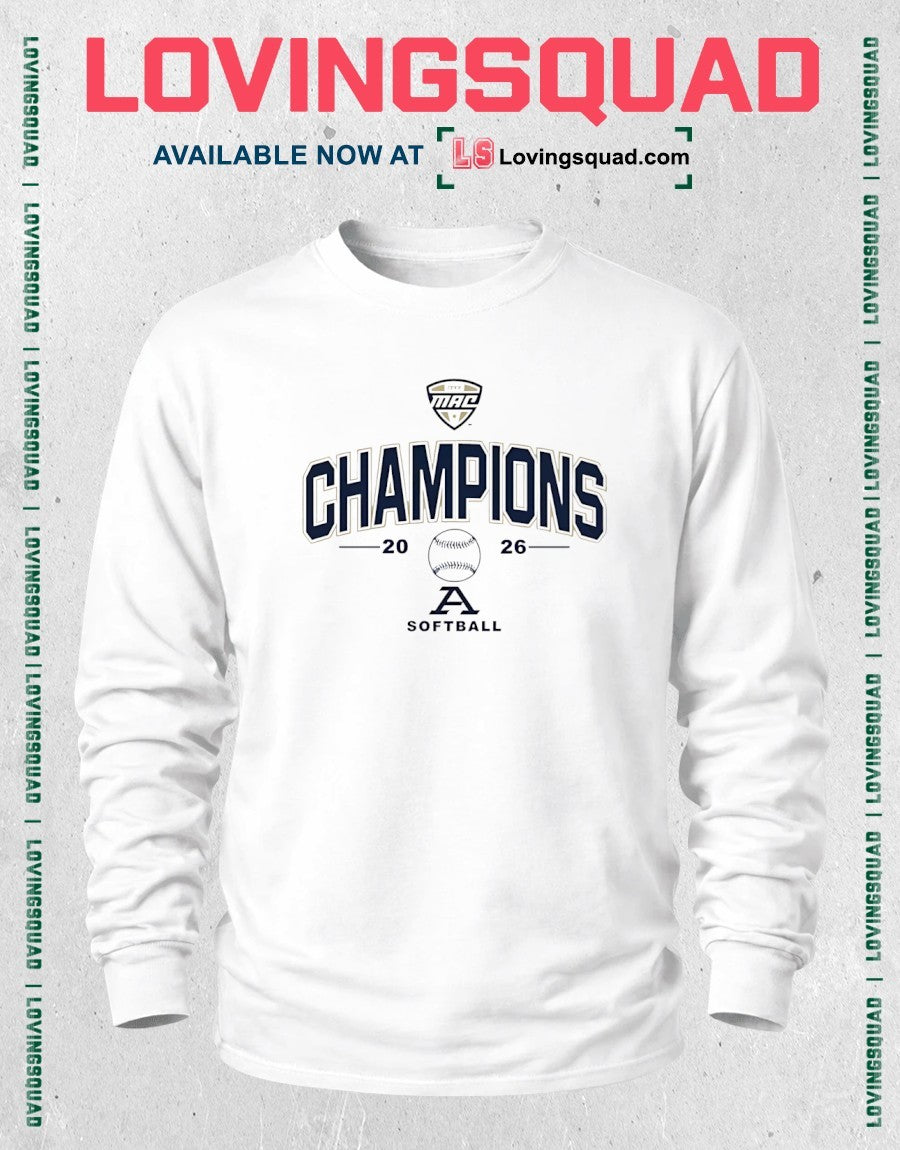 Akron Zips MAC Softball Tournament Champions 2026 shirt