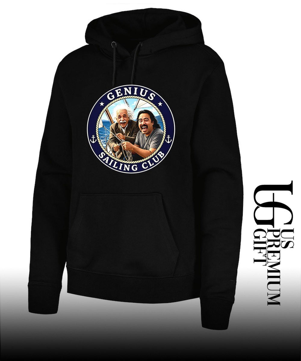 Albert Einstein and friend Genius Sailing Club shirt