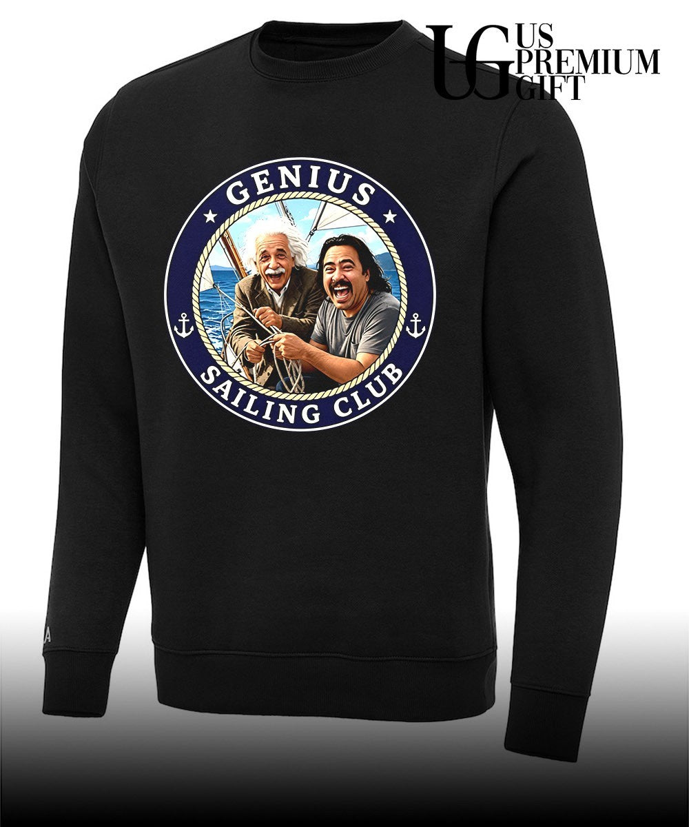 Albert Einstein and friend Genius Sailing Club shirt
